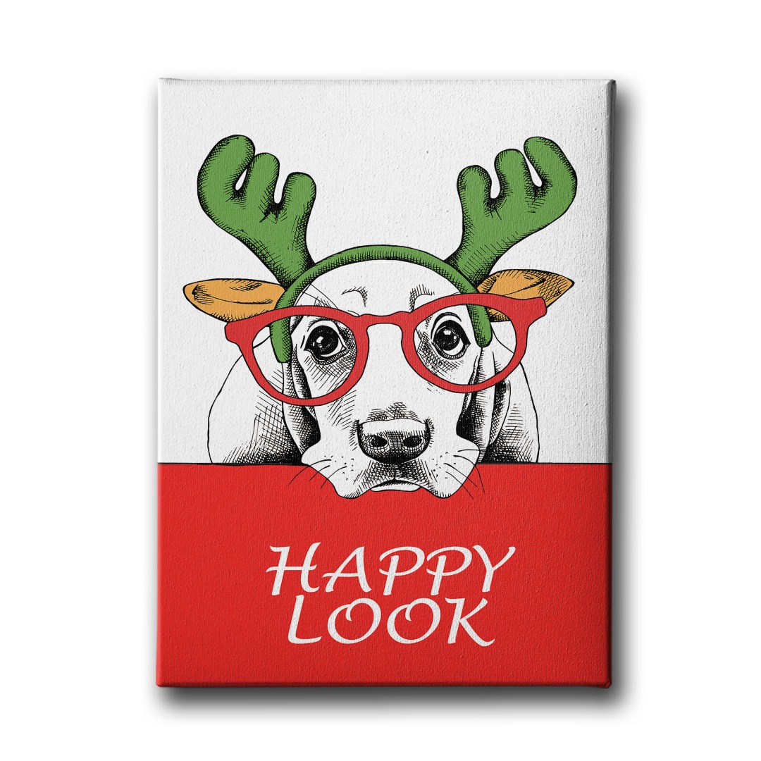 Dog Canvas Tablo